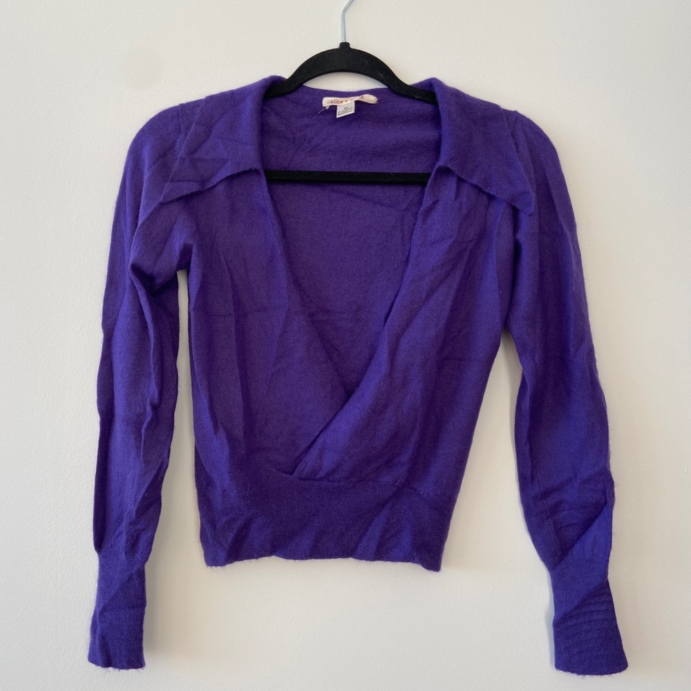 Purple Alice & Olivia Sweater XS